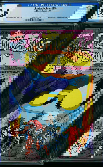 FANTASTIC FOUR #340, CGC 9.6 NM+