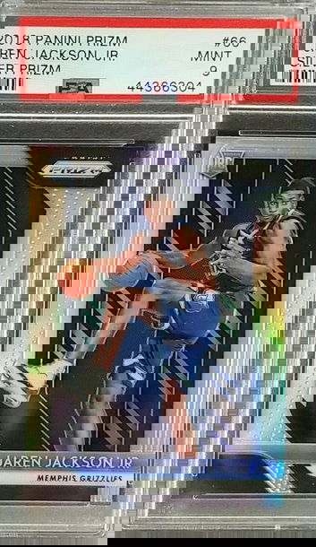 2018 Panini Prizm Jaren Jackson Jr Silver Prizm RC PSA 9 MINT