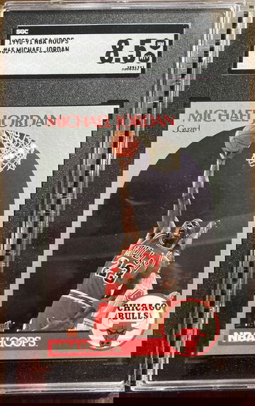 1990 NBA Hoops Michael Jordan SGC 8.5