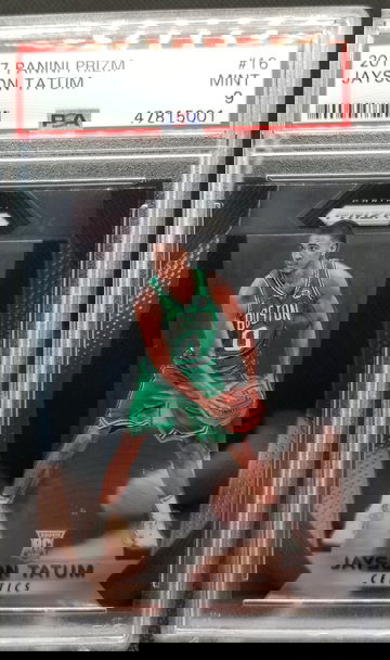 Jayson Tatum Prizm PSA 9