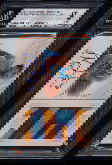 Anthony Davis 2012-13 National Treasures RPA /199