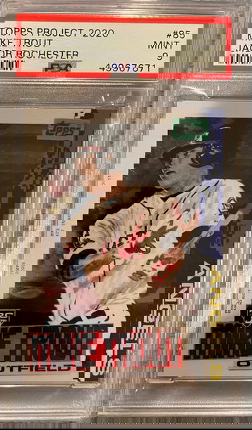 Mike Trout Project 2020 #85 Rochester PSA 9