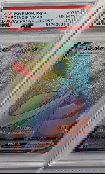 2020 Pokémon Champions Path Secret Gardevoir Vmax Psa10