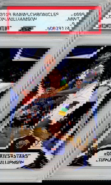 2019 Chronicles Rookies & Stars 699 Zion Williamson PSA 9 Rookie RC