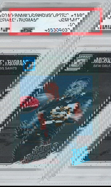 2016 Panini Donruss Optic Michael Thomas #186 Rookie Card PSA 10