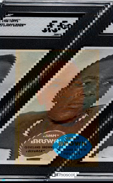 1960 Topps Football Jim Brown #23 SGC 5.5 EX+