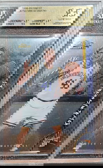 1998-99 Finest #234 Dirk Nowitzki BGS 9.5