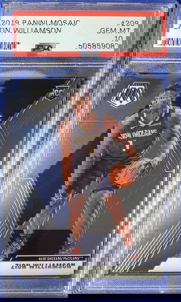 2019 Panini Mosaic Zion Williamson PSA 10