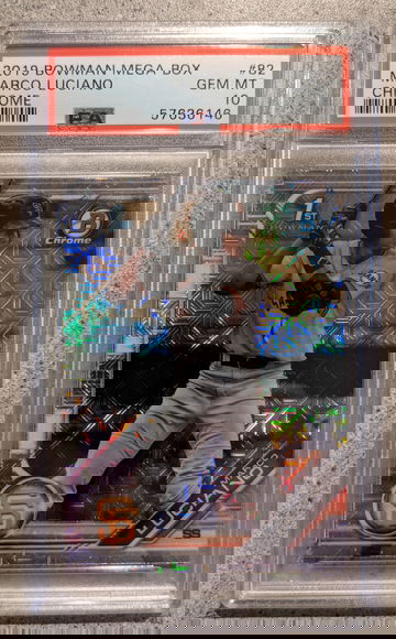 2019 Bowman Chrome Marco Luciano PSA 10 Mega Box