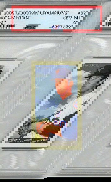 2009 GOODWIN CHAMPIONS MINI #52 NOLAN RYAN CARD RANGERS PSA 10 LOW POP RARE