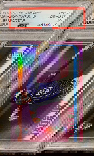 2019 Topps Chrome Fernando Tatis Jr Pink Refractor PSA 10