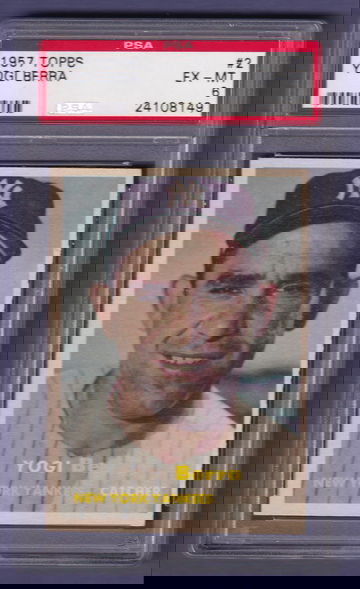 1957 Topps #2 Yogi Berra PSA 6