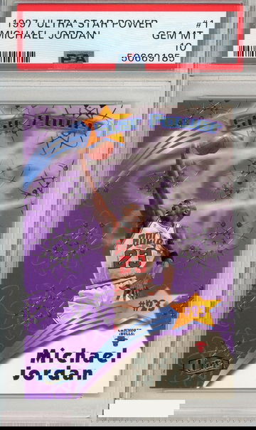 1997 ULTRA STAR POWER MICHAEL JORDAN #1 PSA 10 GEM MT