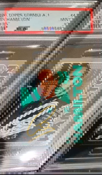 2020 Topps Formula 1 Stickers Lewis Hamilton Psa 9 Pop 2