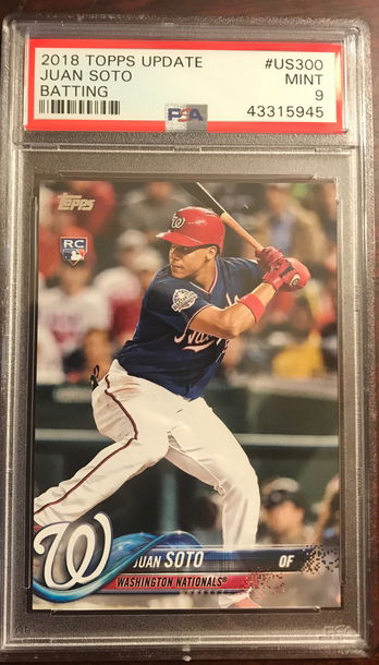 Juan Soto 2018 Topps Update #US300 Rookie Card RC 