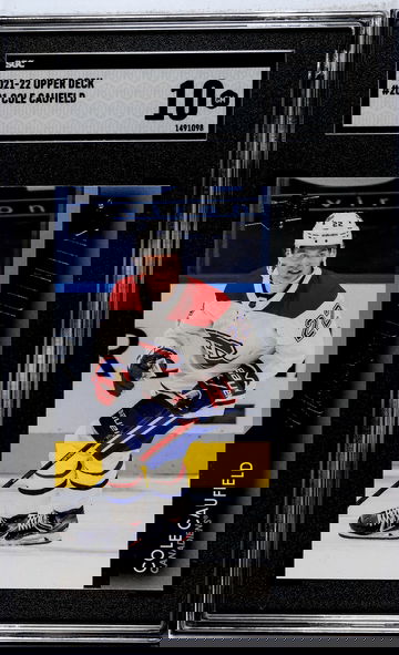 21-22 Cole Caufield Upper Deck Young Guns SGC 10