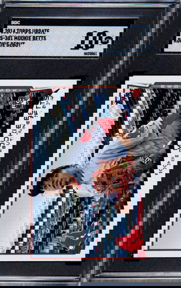 2014 Topps Update US301 Mookie Betts SGC 10