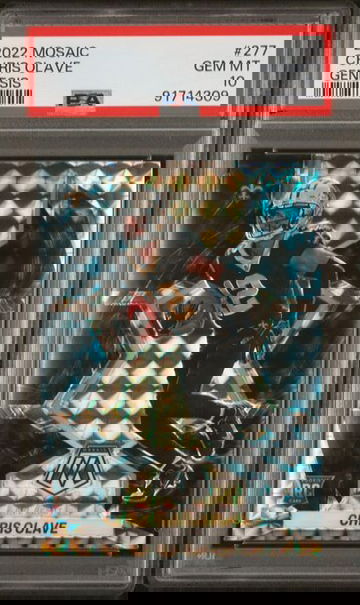 2022 Panini Mosiac Chris Olave Genesis Rookie RC PSA 10