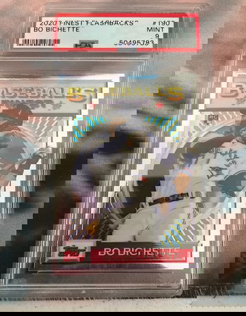 2020 topps finest flashbacks Bo Bichette PSA 9 