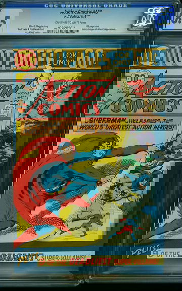 ACTION COMICS #443, CGC 8.5 VF+