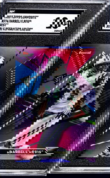 2023 Topps Composite #224 Darrelle Revis Finest Purple Refractor /200 SGC 10