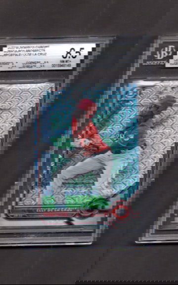 2022 Bowman Chrome Mega Box #BCP224 Elly De La Cruz BGS 8.5 w/9.5 subgrades RC