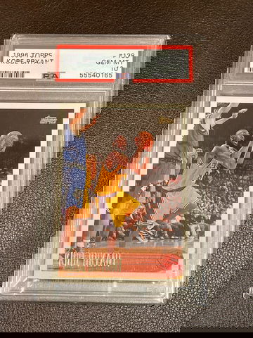 1996 Topps Kobe Bryant PSA 10 Rookie RC Iconic Flagship Card 