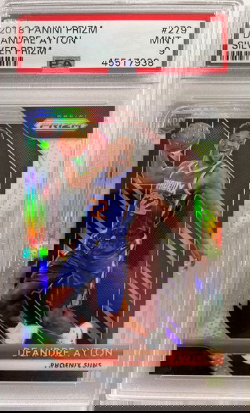 2018-19 DeAndre Ayton Panini Prizm Silver Prizm PSA 9 Mint