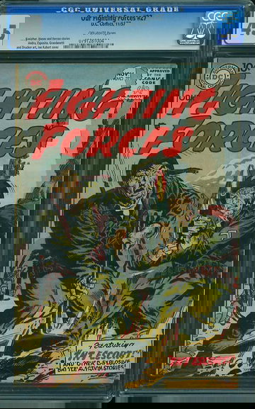 OUR FIGHTING FORCES #27, CGC 4.5 VG+