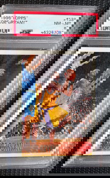 1996 Topps Kobe Bryant PSA 8