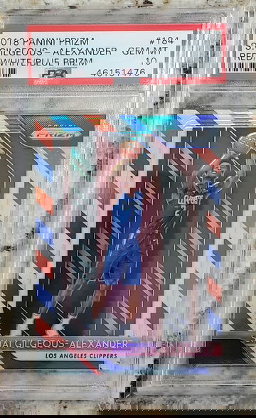 2018 Prizm SHAI GILGEOUS ALEXANDER Red White Blue PSA 10