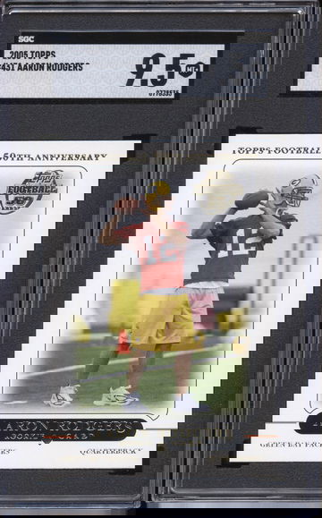 2005 Topps #431 Aaron Rodgers Rookie SGC 9.5 MT+