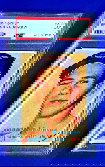 Brooks Robinson Rookie 1957 Topps #328 HOF Rc GOAT 3B Centered PSA 5 *GWCARDS*