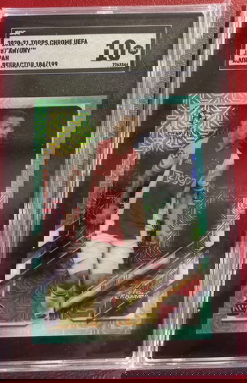 ANTONY 2020 Topps Chrome UCL Japan #87 Aqua Refractor /199 SGC 10 Rookie