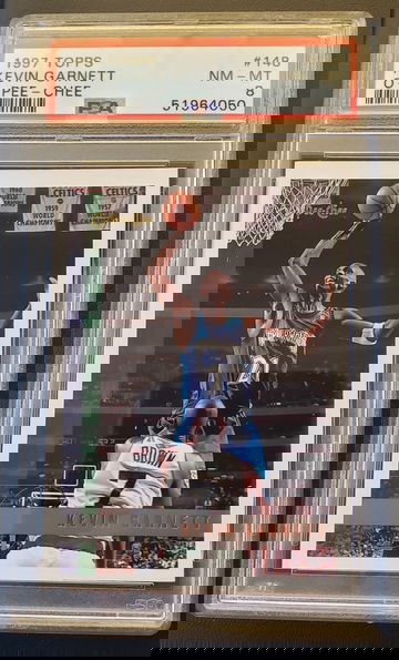 1997-98 O-Pee-Chee #148 Kevin Garnett PSA 8 NM-MT