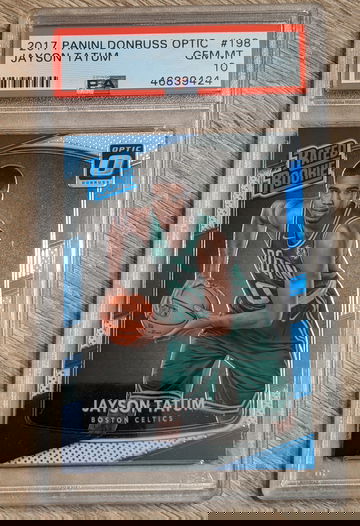 Jayson Tatum 2017 Optic #198 PSA 10