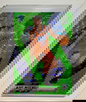 Ajay Mitchell 2024-25 Panini Mosaic 10/10 Green Genesis RC #204