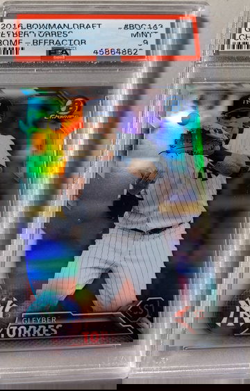 2016 Bowman Chrome Gleyber Torres Refractor PSA 9