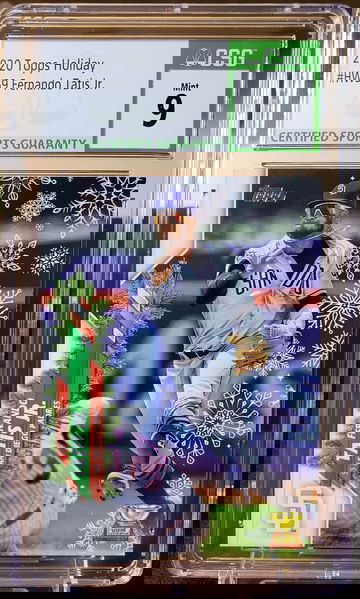 2020 Topps Holiday Fernando Tatis Jr #HW59 CSG Mint 9 Gold Cup San Diego Padres