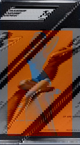 1940-45 Mutoscope Artist Pin-ups Up and Cunning SGC 7 NM