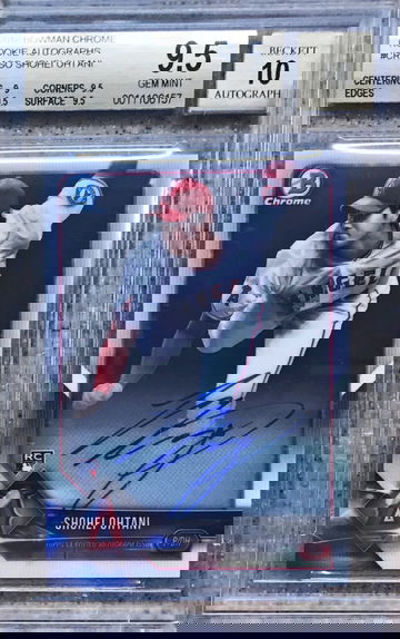 2018 Bowman Chrome Shohei Ohtani Auto
