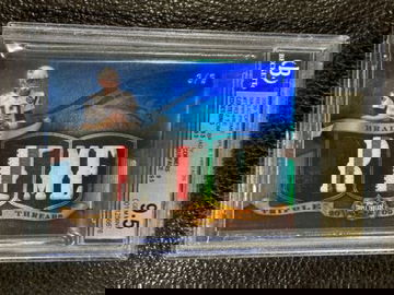 2009 Tom Brady BGS 9.5 Topps Triple Threads Jersey Patch # 3/3 POP 1