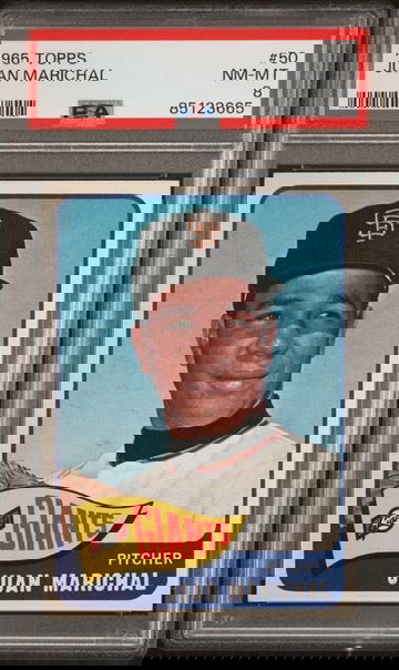 1965 Topps Juan Marichal #50 PSA 8 [BL-1C.49]