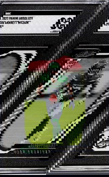 2022 Panini Absolute #106 Garrett Wilson Retail SGC 8