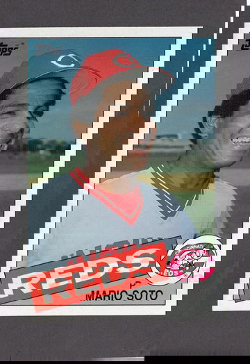 1985 Topps Super 5x7 #21 Mario Soto Reds