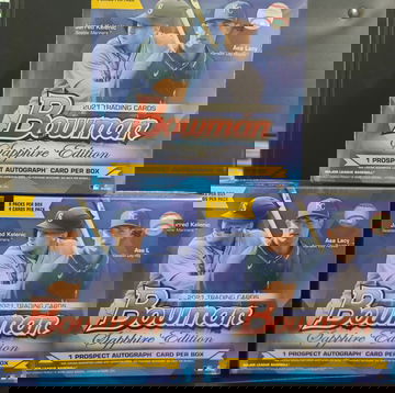 2021 Bowman Sapphire 3 Box Lot