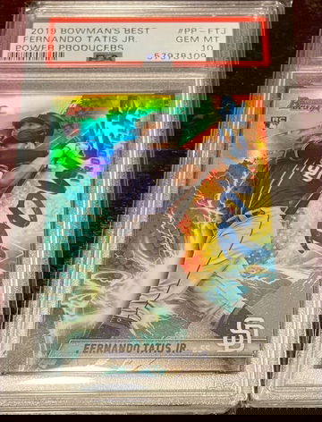Fernando Tatis Jr. RC 2019 Bowman's Best Power Producers Rookie PSA 10 Gem Mint