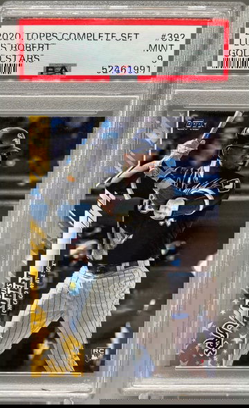 2020 Topps Complete Set Luis Robert Gold Stars PSA 9