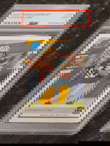 2020 Panini Donruss #304 Jordan Love PSA 9 Green Bay Packers MNT