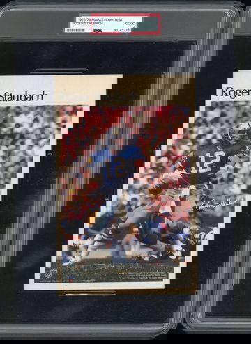 1978/79 Marketcom Test Roger Staubach - PSA 2